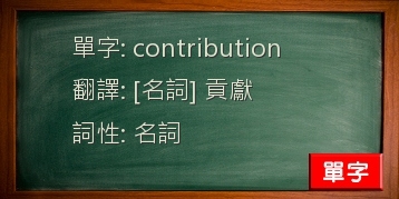 contribution