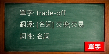 trade-off