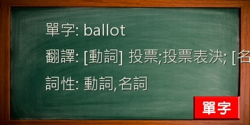 ballot