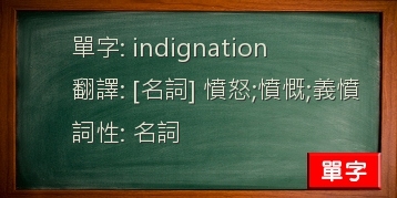 indignation