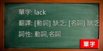 lack