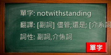 notwithstanding
