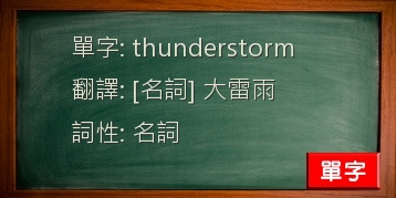 thunderstorm