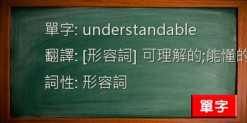 understandable