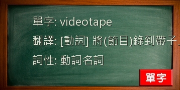 videotape