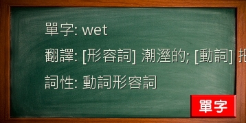 wet